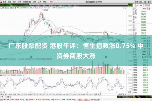 广东股票配资 港股午评：恒生指数涨0.75% 中资券商股大涨